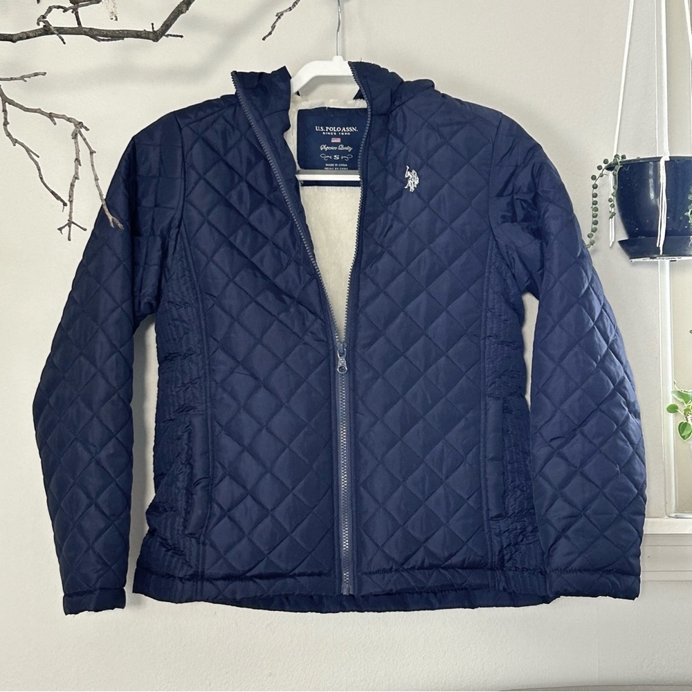 U.S. Polo Assn. Dark Blue Quilted Jacket